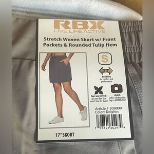 Set of 2 RBX Stretch Woven Athletic Skorts